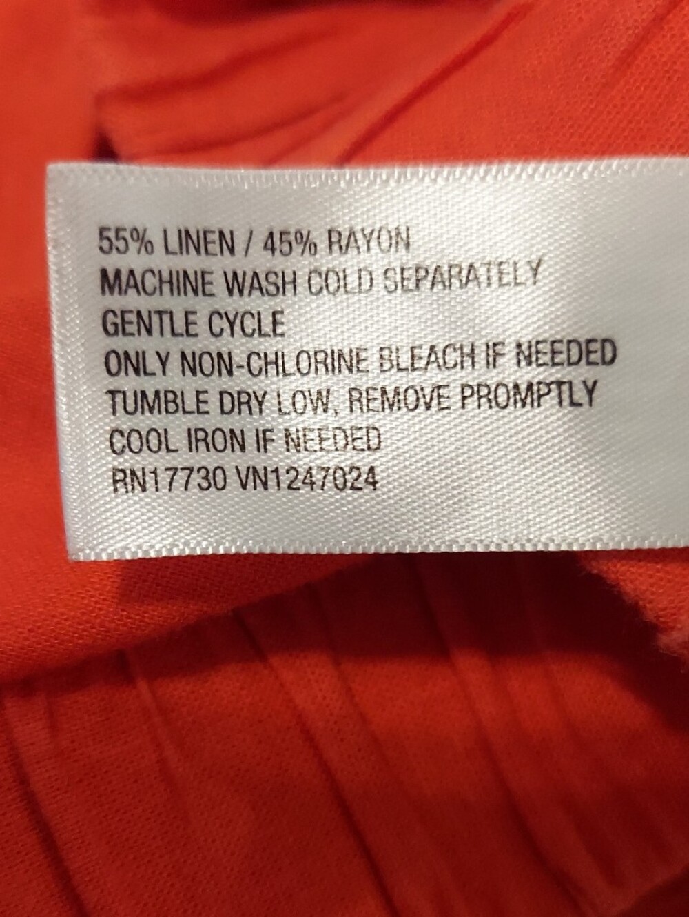 Universal Thread Orange Maxi A- Line Flowy Skirt Size Small - Picture 6 of 6
